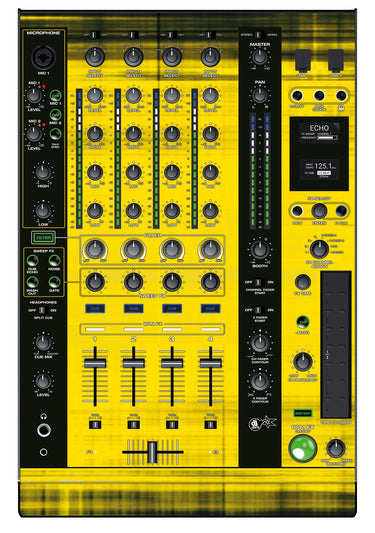 Denon DJ X 1800 Skin Blacknyellow